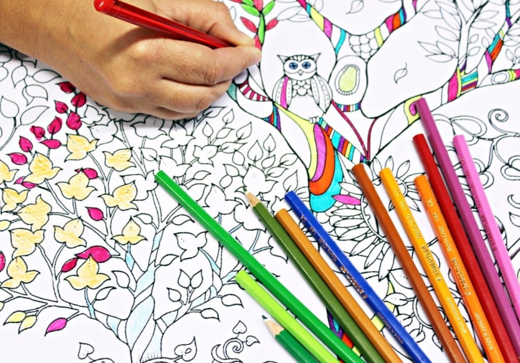 adult colouring books