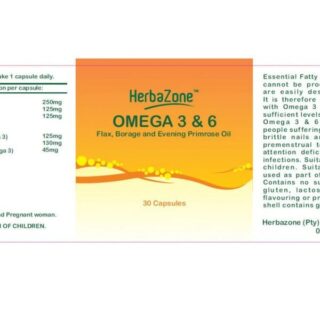 HerbaZone Omega 3 and 6
