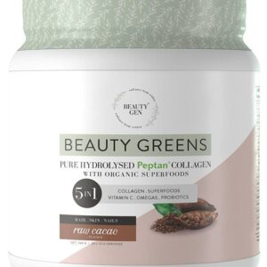Beauty Gen Raw Cacao 5-In-1 Supplement- Tub