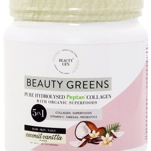 Beauty Gen Coconut Vanilla 5-in-1 Supplement - Tub