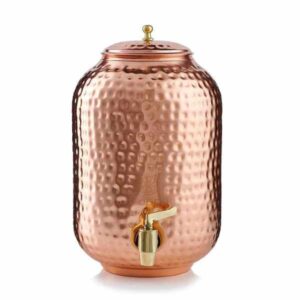 Copper Hammered 5L Water Tank